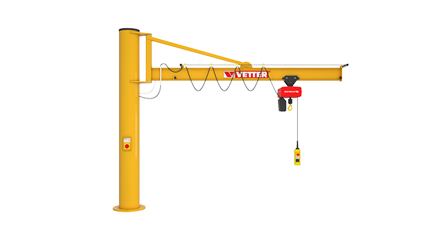 PRAKTIKUS PS column mounted jib crane